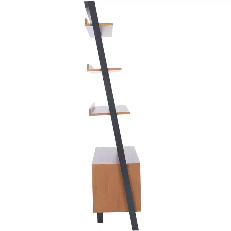 3-Shelf 1-Door Etagere Bookcase