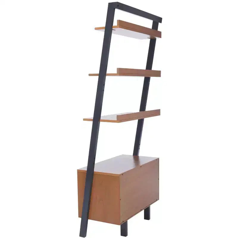 3-Shelf 1-Door Etagere Bookcase