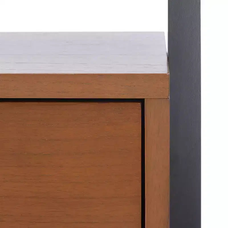 3-Shelf 1-Door Etagere Bookcase