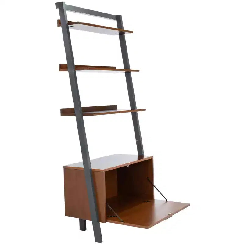 3-Shelf 1-Door Etagere Bookcase