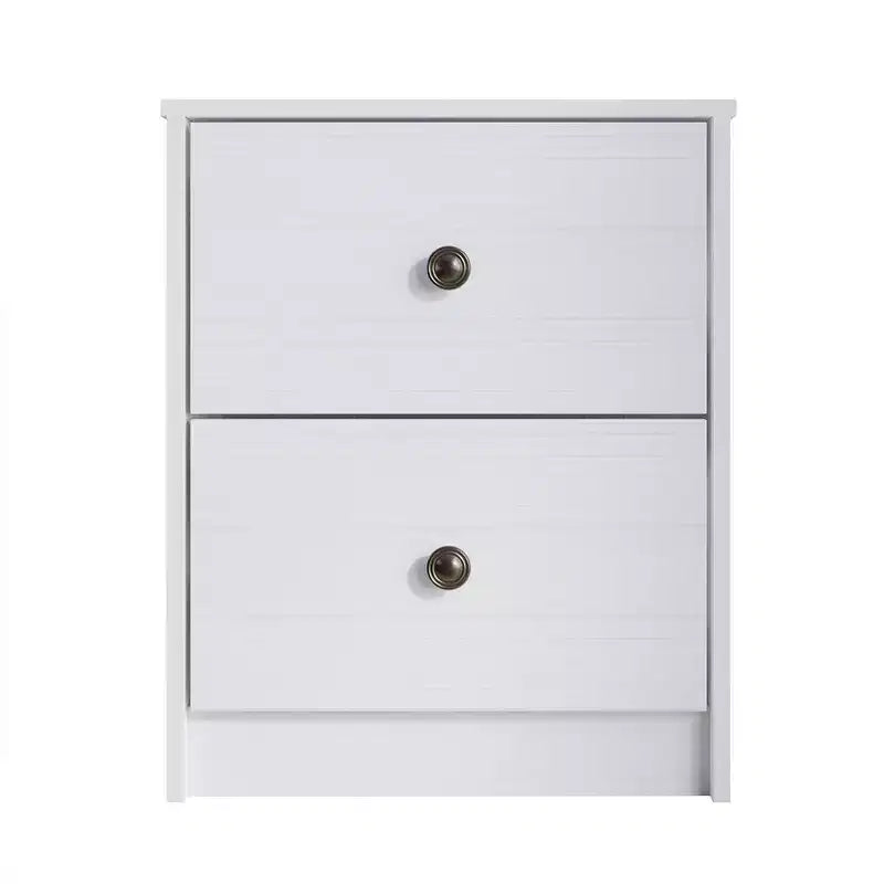 2 Drawer Nightstand with Storage