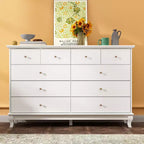 Famapy Versatile 10 - Drawer Cabinet Dresser Chest: Ample Storage, Elegant Design Ideal for Any Room