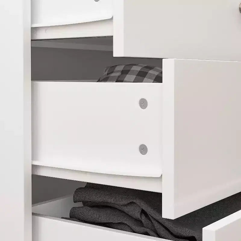 10-Drawer Cabinet Dresser Chest with Metal Handles