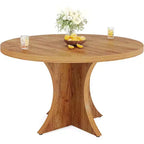 Tribesigns 47 Dining Room Table for 4-6 People, Wood Dinner Table