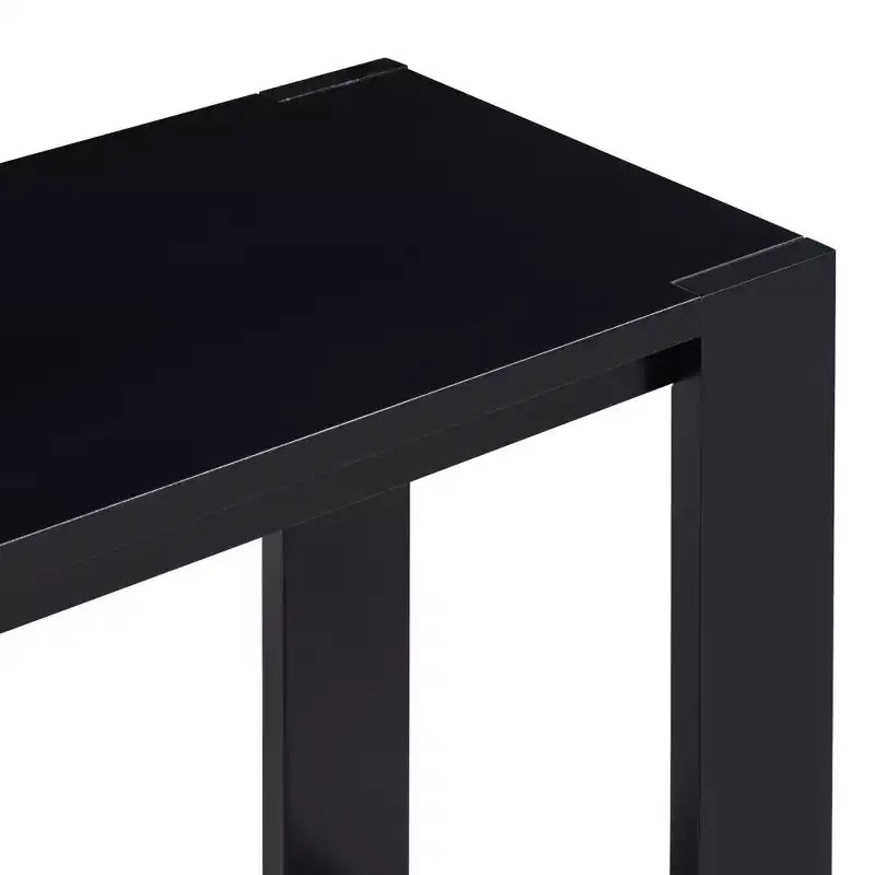 59.8" W Console Table with Bottom Shelf and 4 Legs
