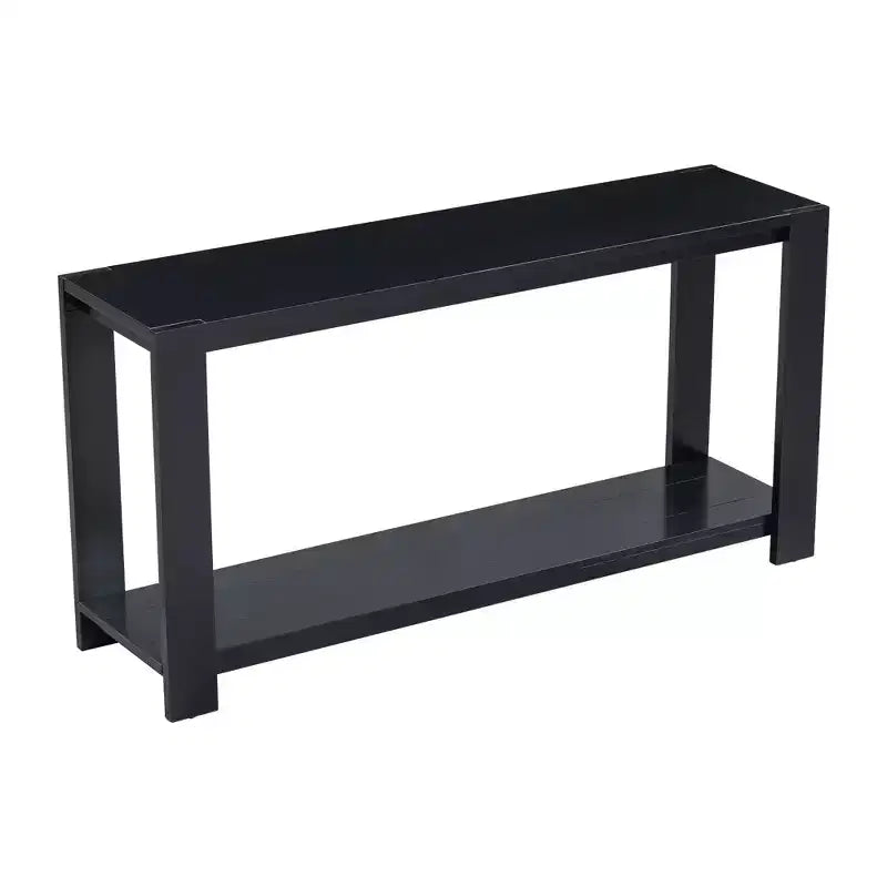 59.8" W Console Table with Bottom Shelf and 4 Legs