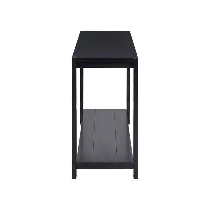 59.8" W Console Table with Bottom Shelf and 4 Legs