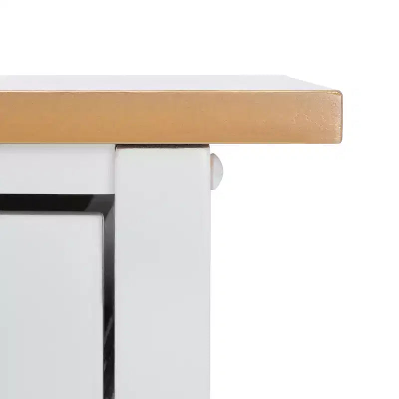 2 Drawer 3 Shelf Kitchen Cart with Locking Wheels