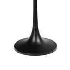 Tavolino rotondo 63,5 cm con intarsio in metallo e resina motivo Bohémien