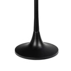 Tavolino rotondo 63,5 cm con intarsio in metallo e resina motivo Bohémien